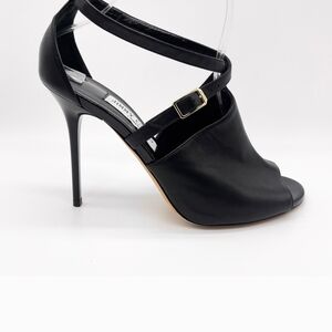 Jimmy Choo Black Peep-Toe Heels Size 36